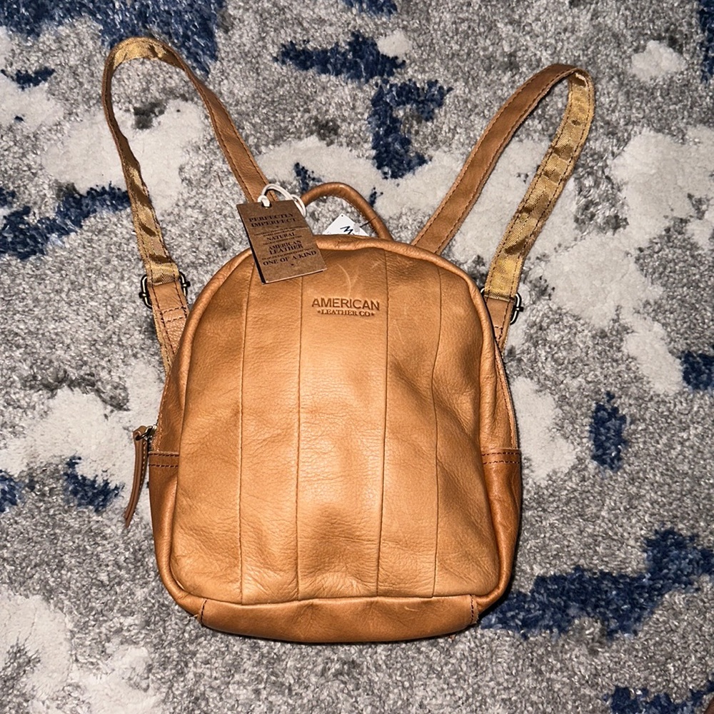 American Leather Co Book bag Purse